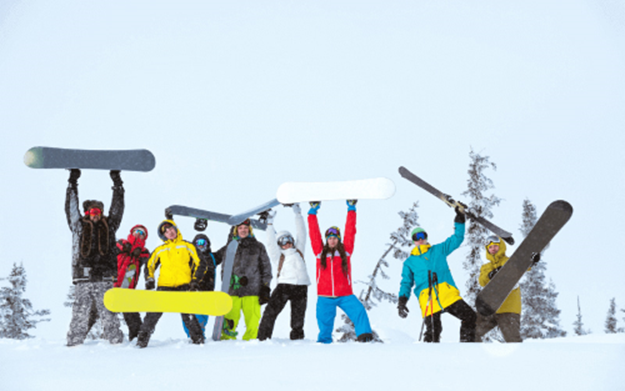 Picture of Semi-Private Snowboard Lesson (6+, Similar Age/Ability)